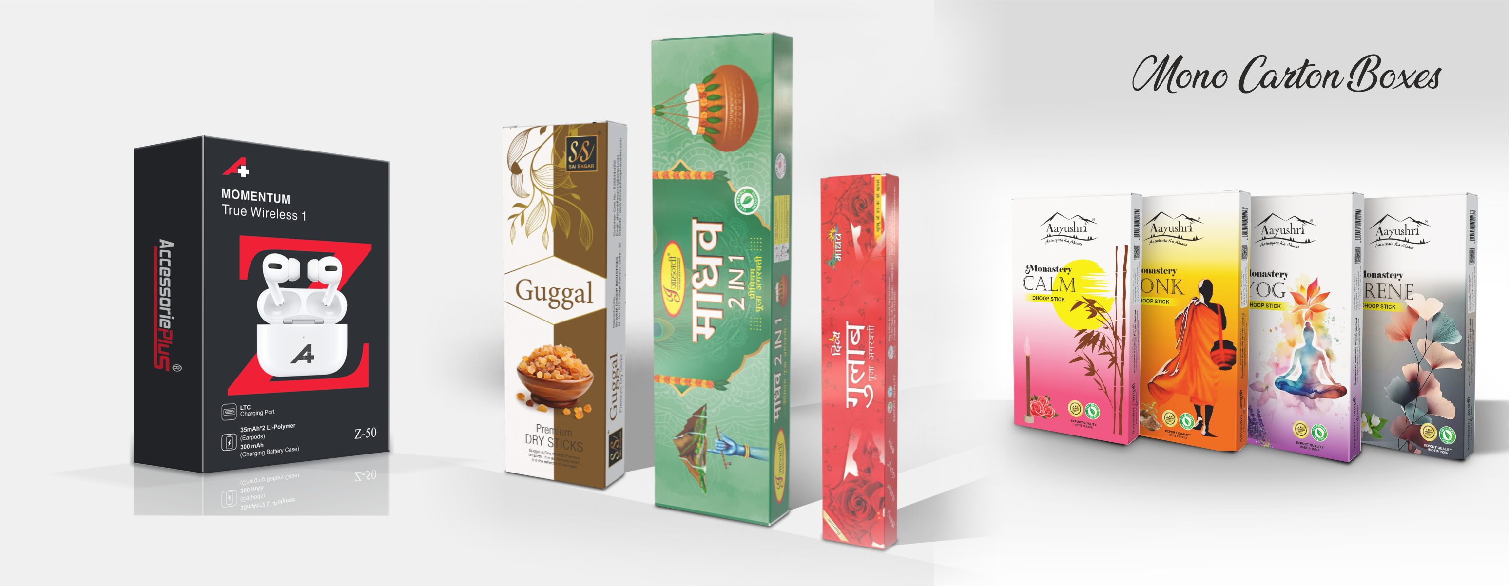 Parbhat Packaging banner on mono carton box page