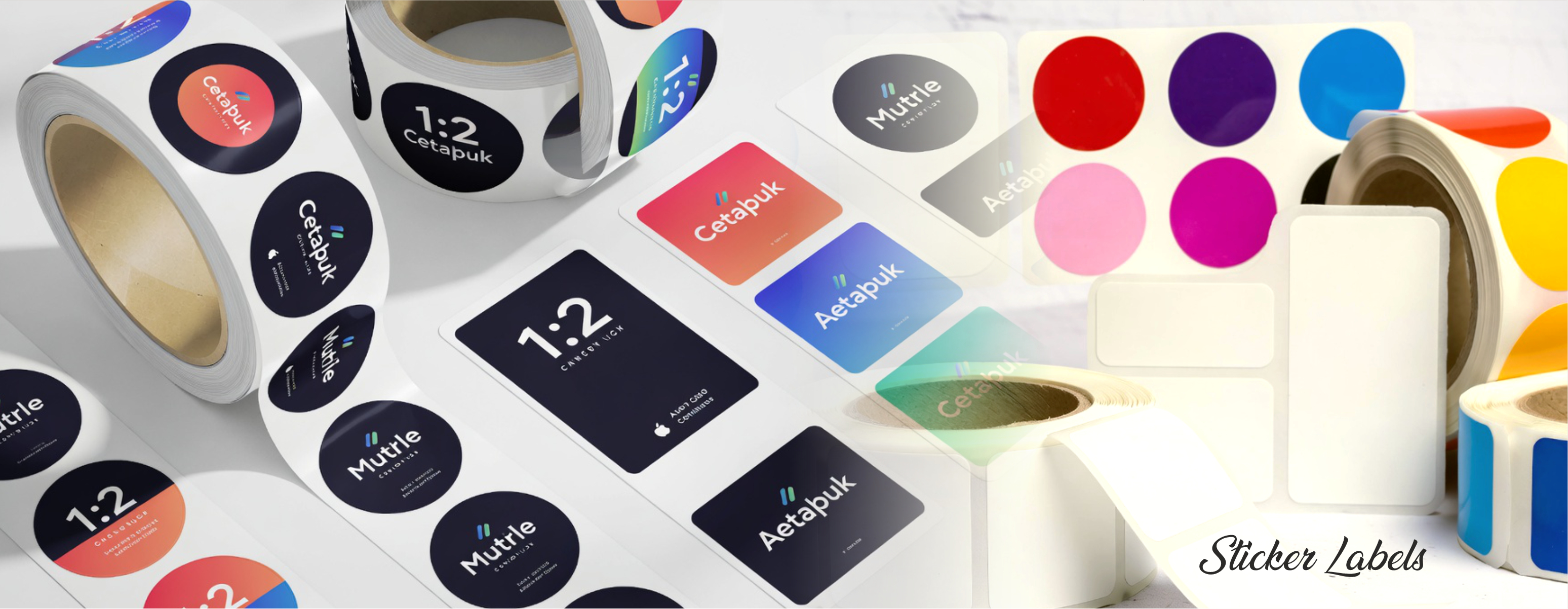 Parbhat Packaging banner on sticker label page