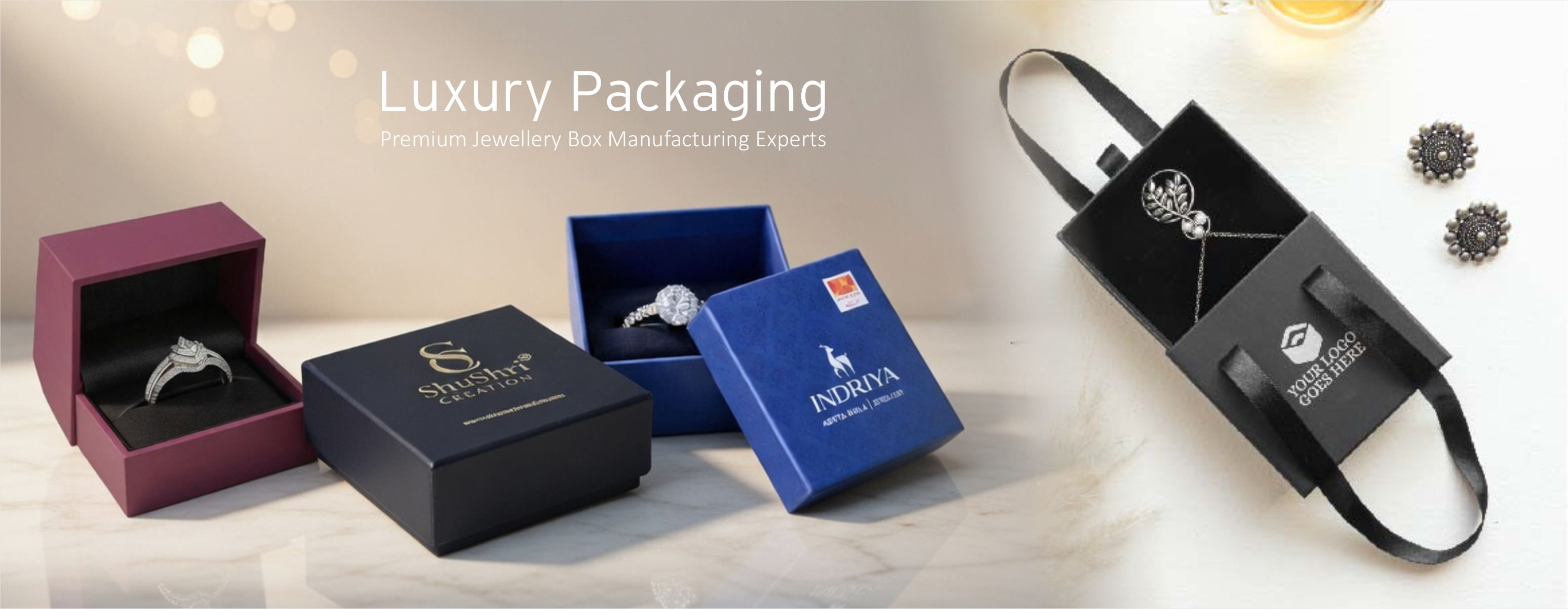Parbhat Packaging banner on jewellery box page